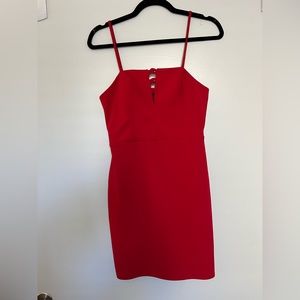 Red formal mini dress, Size 5